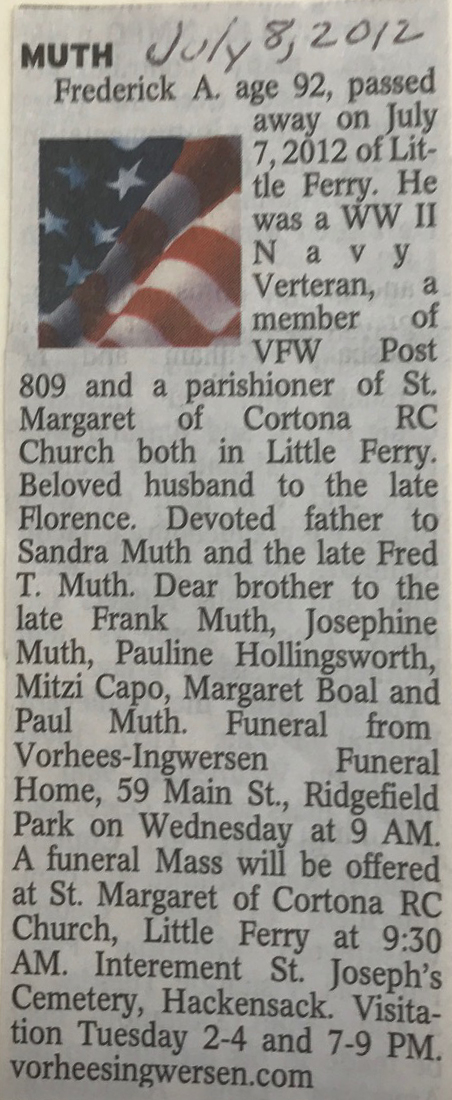 The Record Obituary July 8, 2012